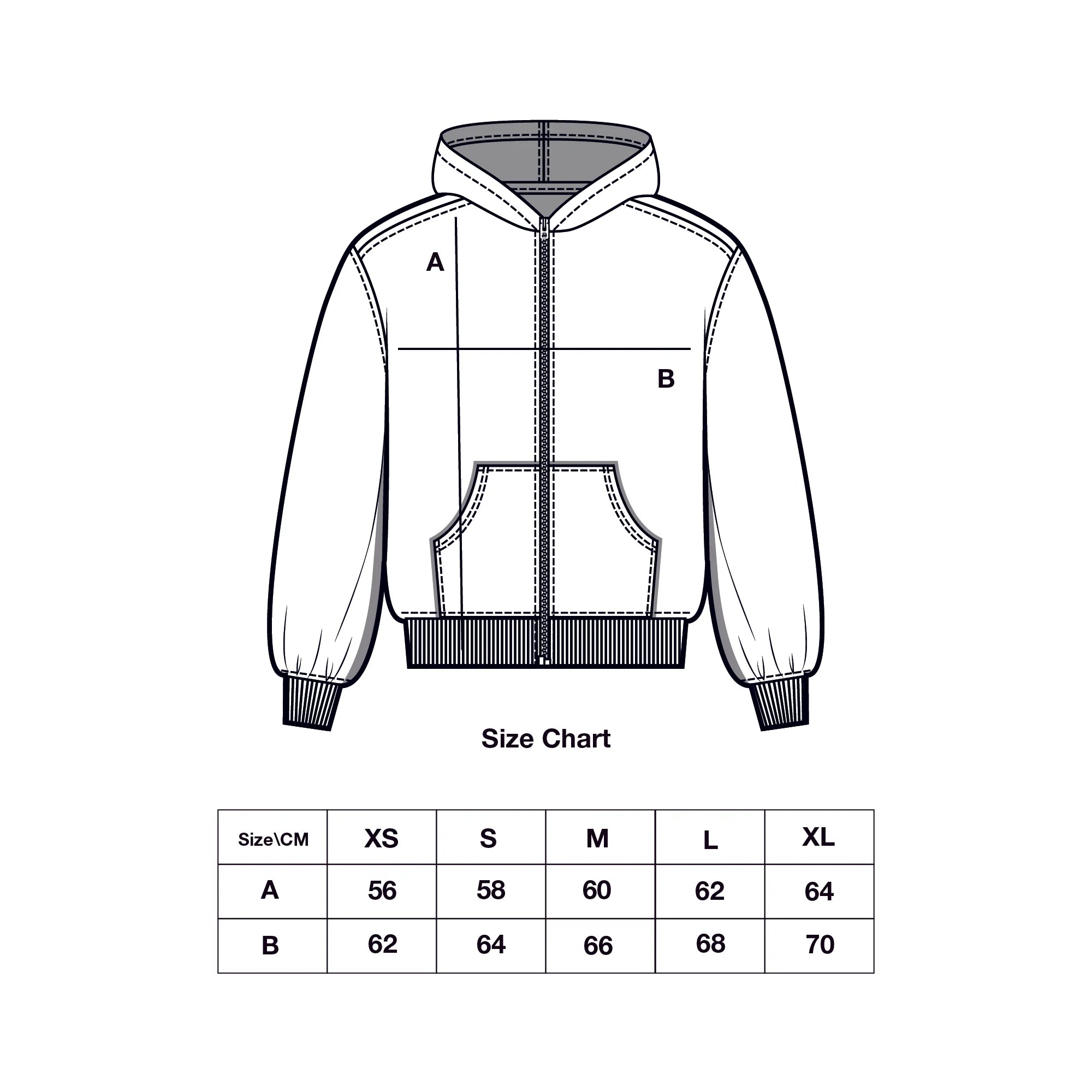 ZIPPER ROSARIO DARK GREY